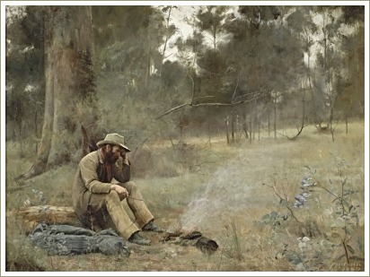 Down On His Luck Frederick McCubbin1889